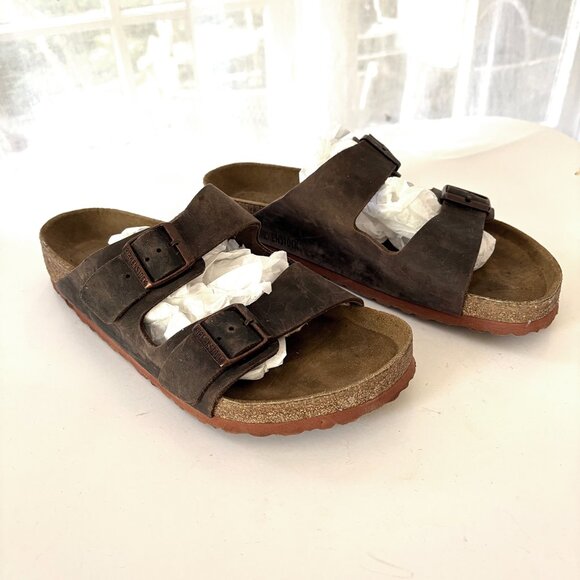 Birkenstock Arizona Desert Buck Slide Sandal - Men\'s_43